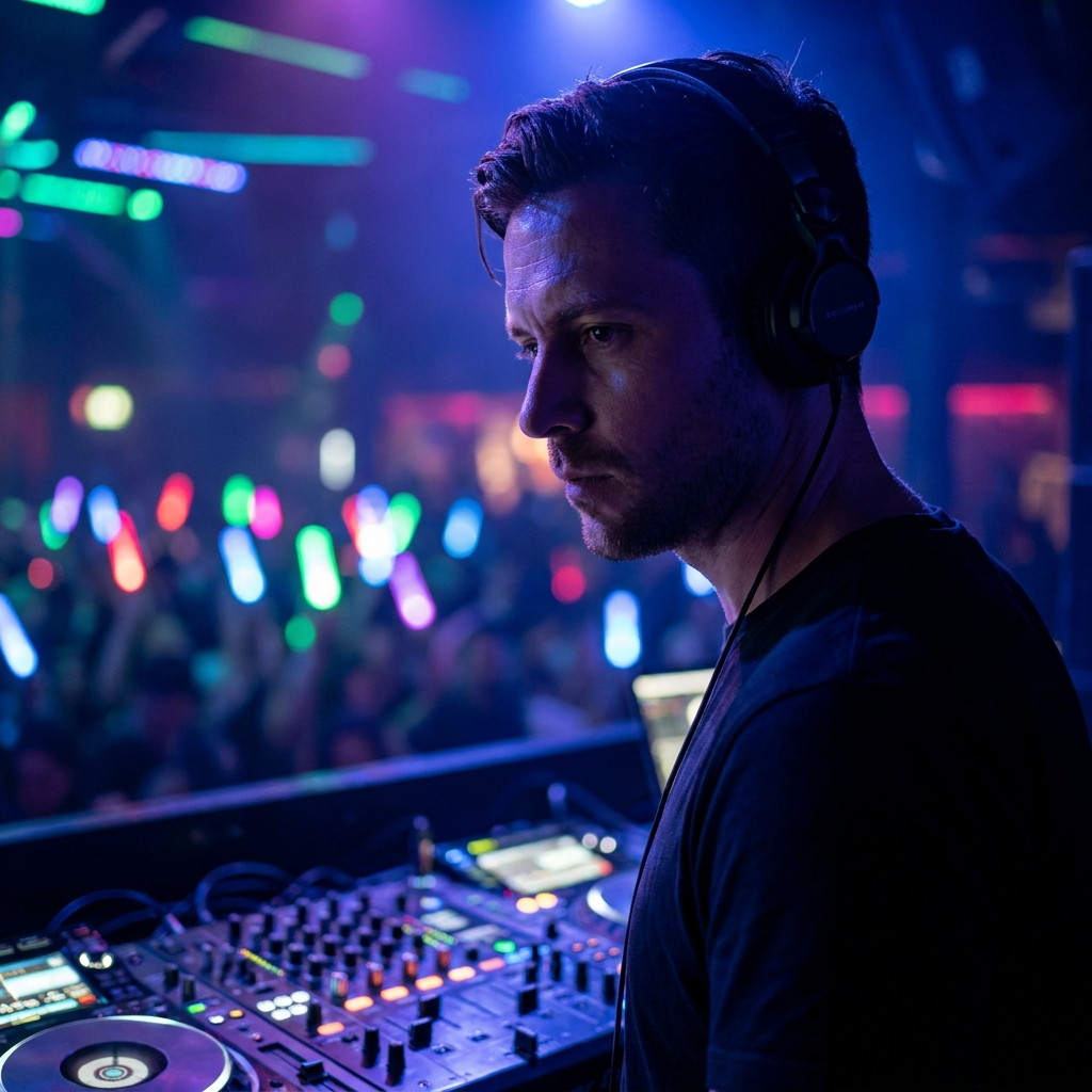 DJ on stage